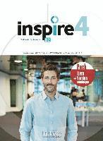 bokomslag Inspire 4 - Internationale Ausgabe. Kursbuch mit Code und Beiheft