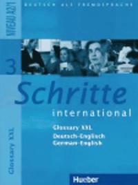 bokomslag Schritte international 3. Niveau A2/1. Glossar XXL Deutsch-Englisch German-English