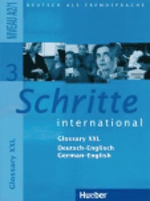 bokomslag Schritte international 3. Niveau A2/1. Glossar XXL Deutsch-Englisch German-English
