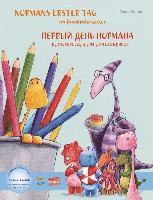 bokomslag Normans erster Tag im Dinokindergarten. Kinderbuch Deutsch-Russisch