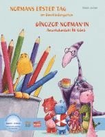 bokomslag Normans erster Tag im Dinokindergarten. Kinderbuch Deutsch-Türkisch