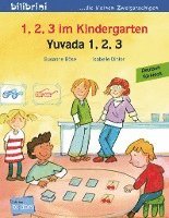bokomslag 1, 2, 3 im Kindergarten. Kinderbuch Deutsch-Türkisch