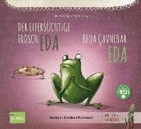 bokomslag Der eifersüchtige Frosch Eda. Deutsch-Kurdisch/Kurmancî