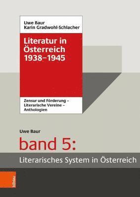 bokomslag Literatur in sterreich 1938-1945