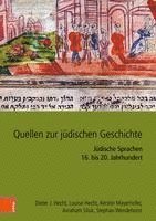 bokomslag Quellen zur jdischen Geschichte im Heiligen Rmischen Reich und seinen Nachfolgestaaten