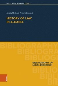 bokomslag History of Law in Albania