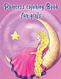 bokomslag Princess Coloring Book For Girls