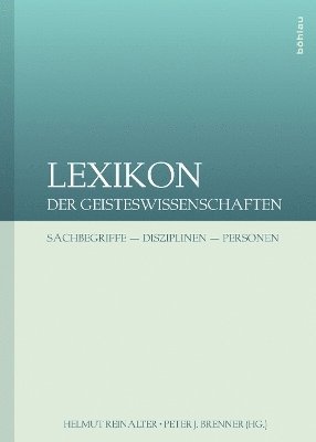 Helmut Reinalter, Peter J. Brenner - Lexikon der Geisteswissenschaften, Inbunden