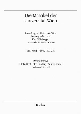 Die Matrikel der Universität Wien