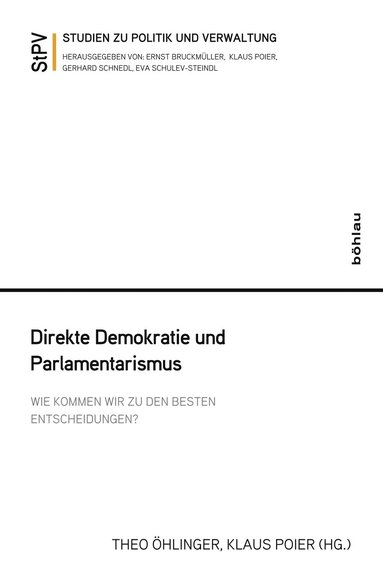 Theo Öhlinger, Klaus Poier - Direkte Demokratie und Parlamentarismus, Häftad