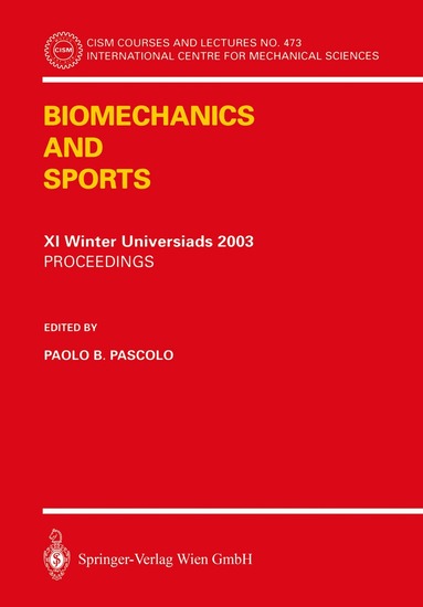 Paolo B. Pascolo - Biomechanics and Sports, Häftad