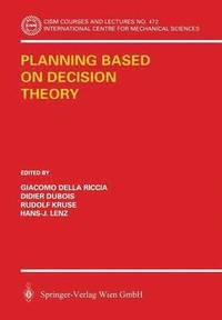 bokomslag Planning Based on Decision Theory