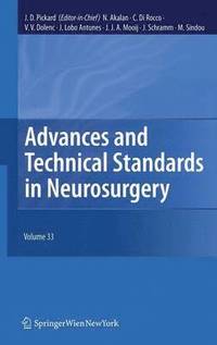 bokomslag Advances and Technical Standards in Neurosurgery, Vol. 33
