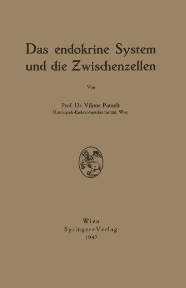 bokomslag Das endokrine System und die Zwischenzellen