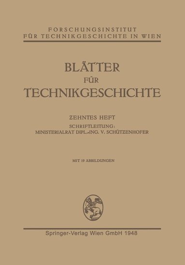 bokomslag Blätter für Technikgeschichte
