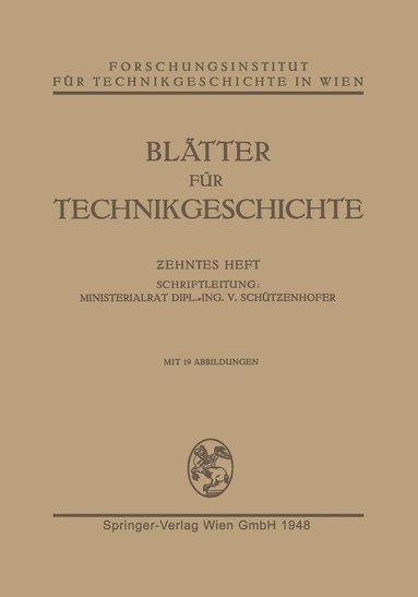 bokomslag Bltter fr Technikgeschichte