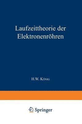 bokomslag Laufzeittheorie der Elektronenrhren