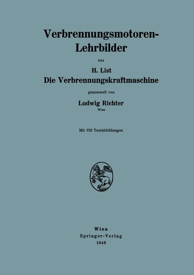 Ludwig Richter - Verbrennungsmotoren-Lehrbilder, Häftad