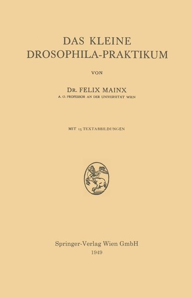 bokomslag Das Kleine Drosophila-Praktikum