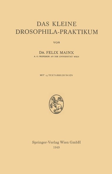 bokomslag Das Kleine Drosophila-Praktikum