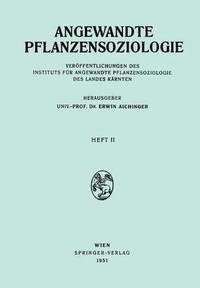bokomslag Angewandte Pflanzensoziologie