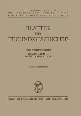 Bltter fr Technikgeschichte 1