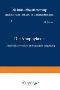 bokomslag Die Anaphylaxie