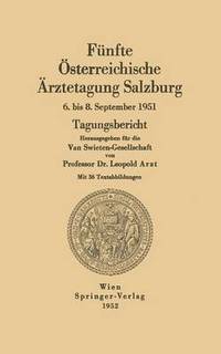 bokomslag Fnfte sterreichische rztetagung Salzburg