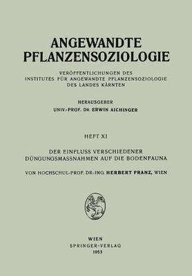 bokomslag Der Einfluss Verschiedener Dngungsmassnahmen auf die Bodenfauna