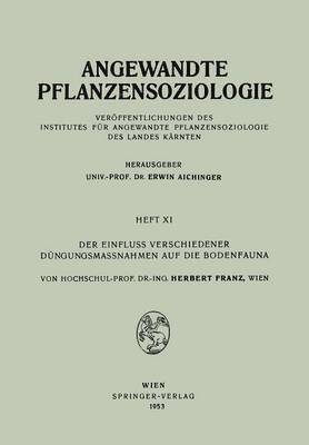 bokomslag Der Einfluss Verschiedener Düngungsmassnahmen auf die Bodenfauna