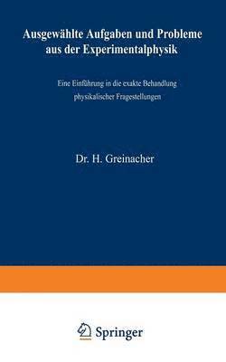 bokomslag Ausgewhlte Aufgaben und Probleme aus der Experimentalphysik