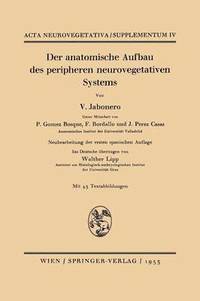 bokomslag Der anatomische Aufbau des peripheren neurovegetativen Systems