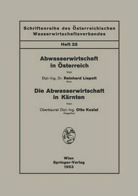 Abwasserwirtschaft in sterreich. Die Abwasserwirtschaft in Krnten 1