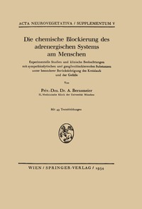 bokomslag Die chemische Blockierung des adrenergischen Systems am Menschen