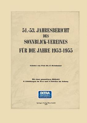 51.53. Jahresbericht des Sonnblick-Vereines fr die Jahre 19531955 1