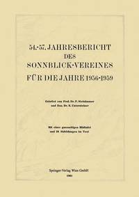 bokomslag 54.57. Jahresbericht des Sonnblick-Vereines fr die Jahre 19561959