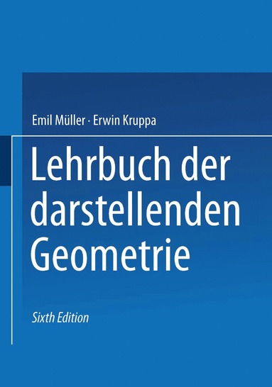 bokomslag Lehrbuch der darstellenden Geometrie