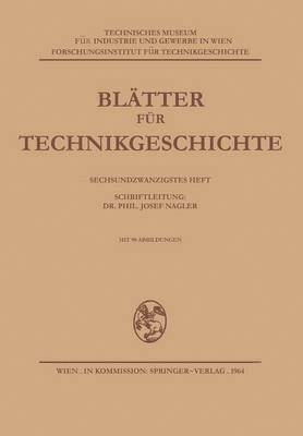 bokomslag Blätter für Technikgeschichte