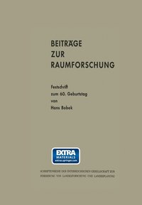 bokomslag Beitrge zur Raumforschung