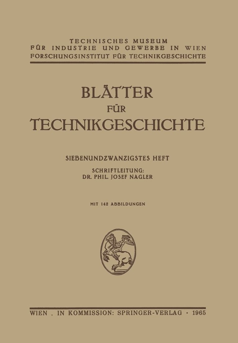 Bltter fr Technikgeschichte 1