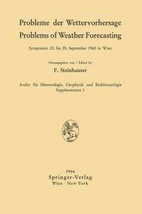 bokomslag Probleme der Wettervorhersage / Problems of Weather Forecasting