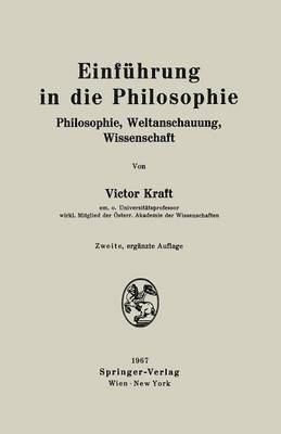 Victor Kraft - Einführung in die Philosophie, Häftad