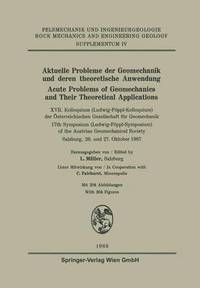 bokomslag Aktuelle Probleme der Geomechanik und Deren theoretische Anwendung / Acute Problems of Geomechanics and Their Theoretical Applications