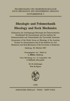 bokomslag Rheologie und Felsmechanik / Rheology and Rock Mechanics