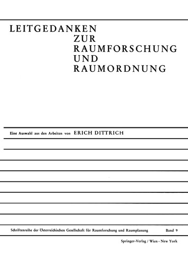 bokomslag Leitgedanken Zur Raumforschung und Raumordnung