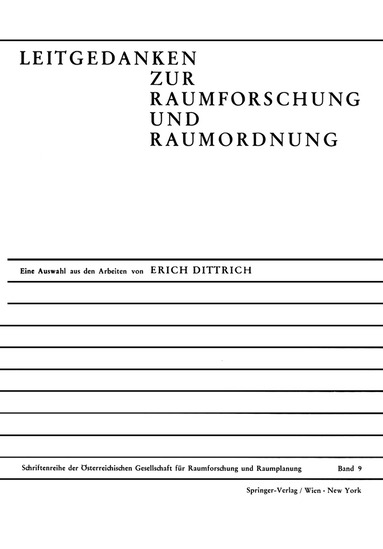 bokomslag Leitgedanken Zur Raumforschung und Raumordnung