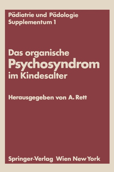 Andreas Rett - Das organische Psychosyndrom im Kindesalter, Häftad