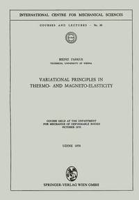 bokomslag Variational Principles in Thermo- and Magneto-Elasticity
