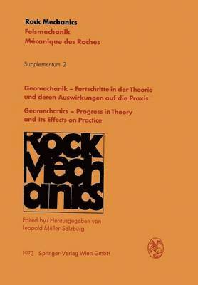 bokomslag Geomechanik  Fortschritte in der Theorie und deren Auswirkungen auf die Praxis / Geomechanics  Progress in Theory and Its Effects on Practice