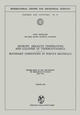 bokomslag Entropy, Absolute Temperature and Coldness in Thermodynamics